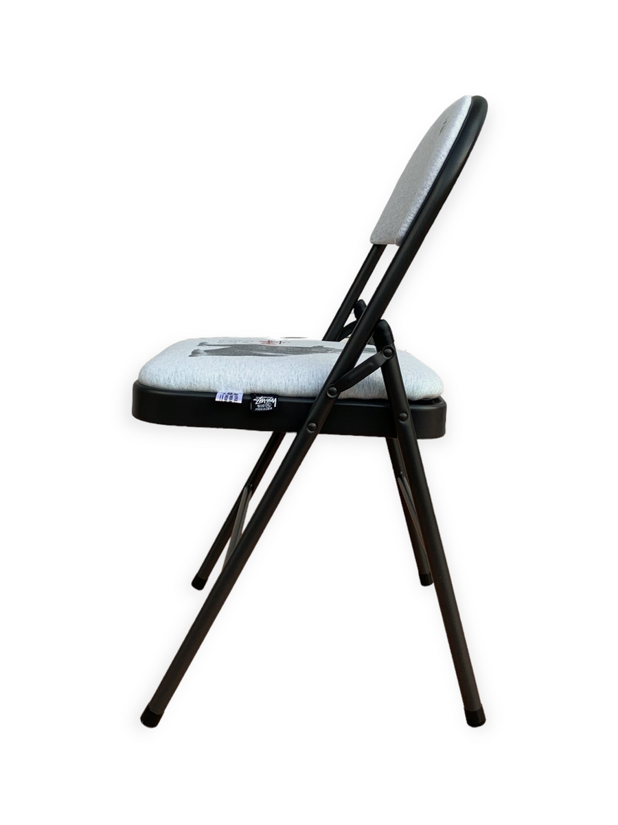 Stussy 折りたたみチェア ブラック 109 DESIGN WORK SHOP rework 'Stussy' Folding Chair 01 – UNFOUND