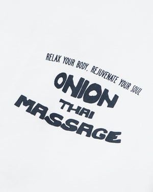 
                  
                    Onion Thai Massage T-Shirt - White
                  
                