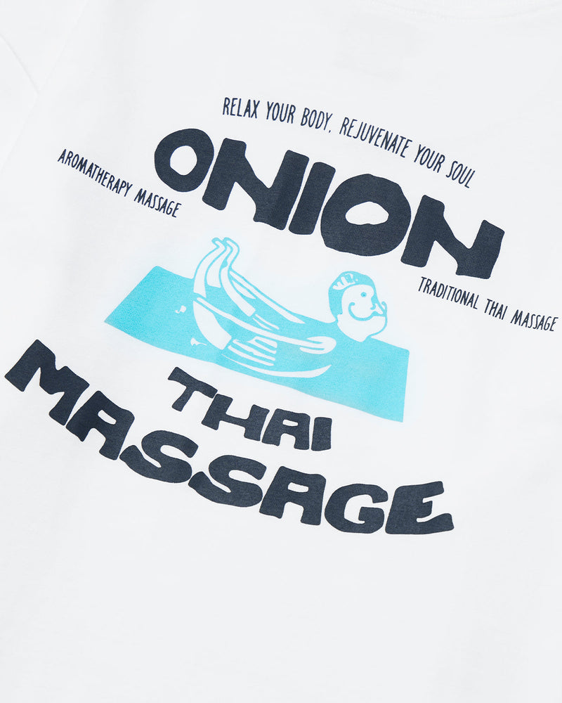 
                  
                    Onion Thai Massage T-Shirt - White
                  
                