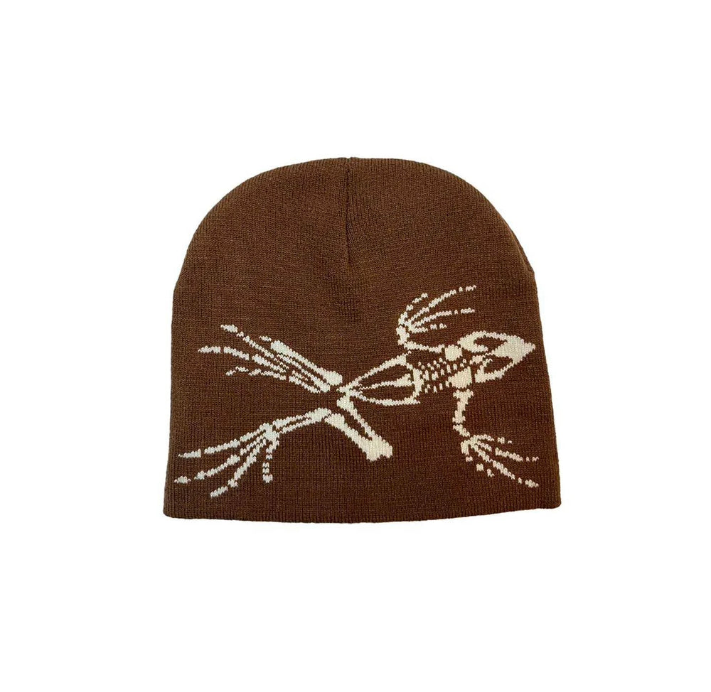 Pots - Dead 🐸 Beanie (Brown)