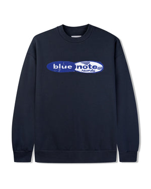 
                  
                    Blue Note Records Logo Felt Applique Crewneck - Navy
                  
                