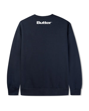 
                  
                    Blue Note Records Logo Felt Applique Crewneck - Navy
                  
                