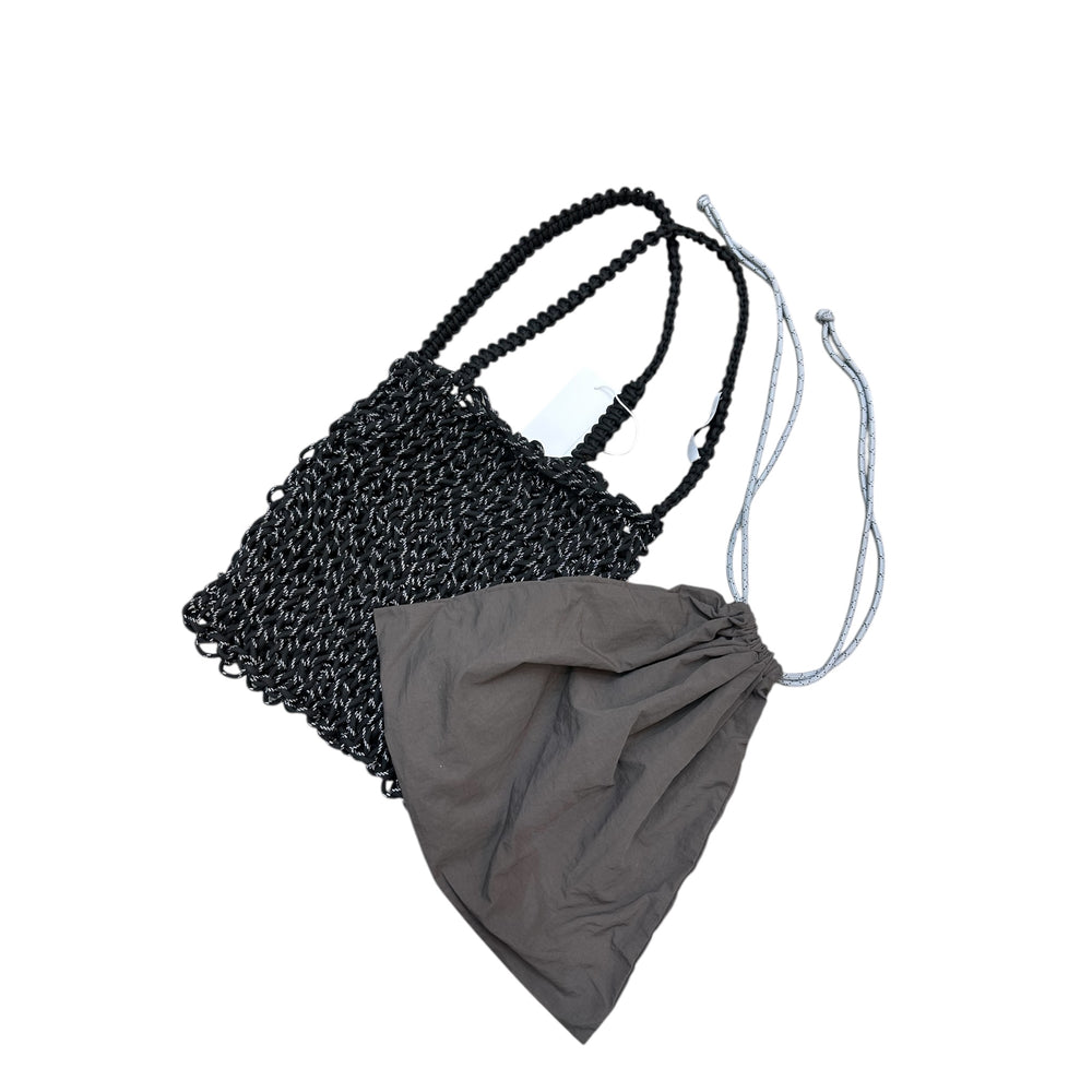 
                  
                    Manny tote bag - black (reflective rope)
                  
                