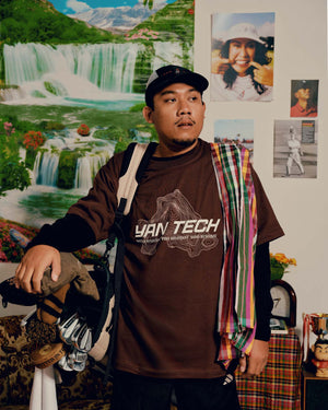 
                  
                    Yan-Tech Brown T-Shirt
                  
                