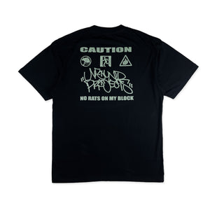 
                  
                    Caution tee, black
                  
                