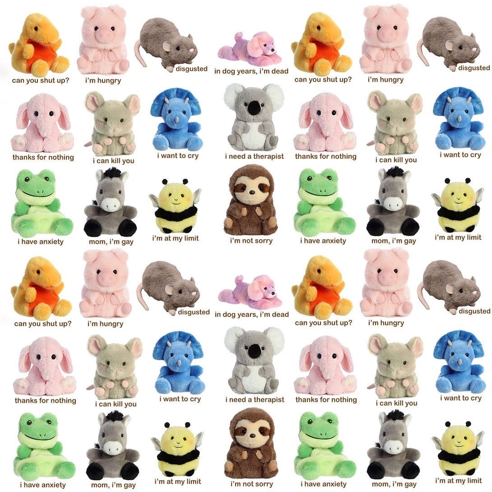 Sticker Plush Plushie Sticker Pack – UNFOUND PROJECTS