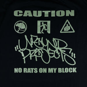 
                  
                    Caution tee, black
                  
                