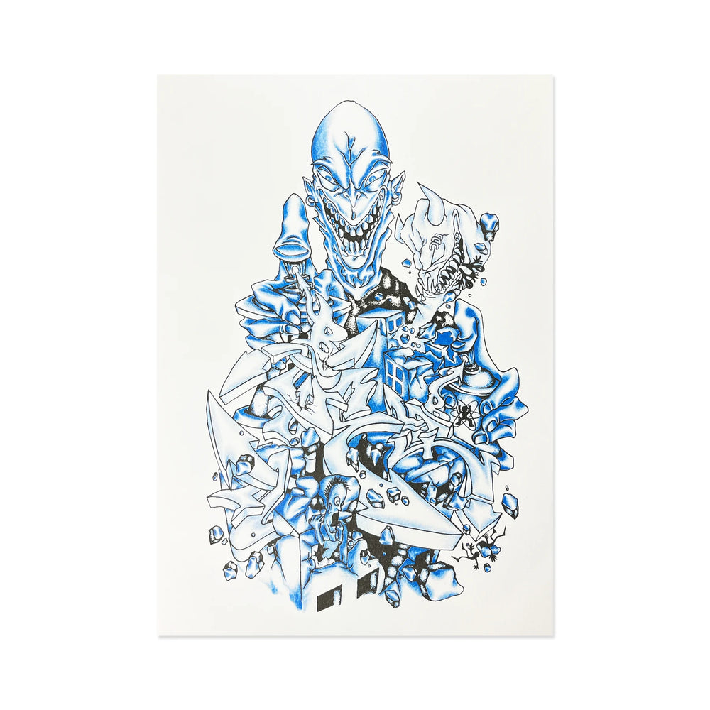 Blue Boyz Artist Series / JMM Riso Print