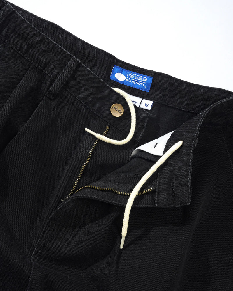 
                  
                    Blue Note Pleated Denim Jeans - Washed Black
                  
                