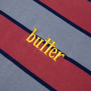 
                  
                    Cape Stipe Tee (grey/brick)
                  
                