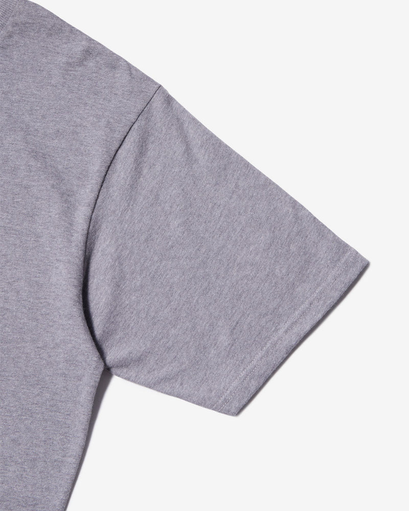 
                  
                    Twisted Logo Top Dyed T-Shirt - Heather Grey / Purple
                  
                