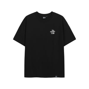 
                  
                    No Music I Die Short sleeve tee - black
                  
                