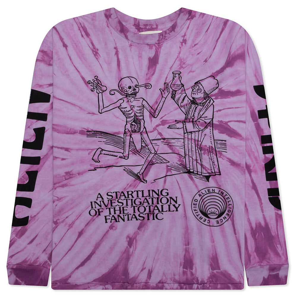 Alien Spirits L/S - PURPLE TIE DYE