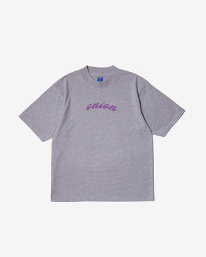 
                  
                    Twisted Logo Top Dyed T-Shirt - Heather Grey / Purple
                  
                