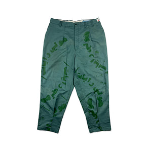 
                  
                    Custom green work wear pant
                  
                