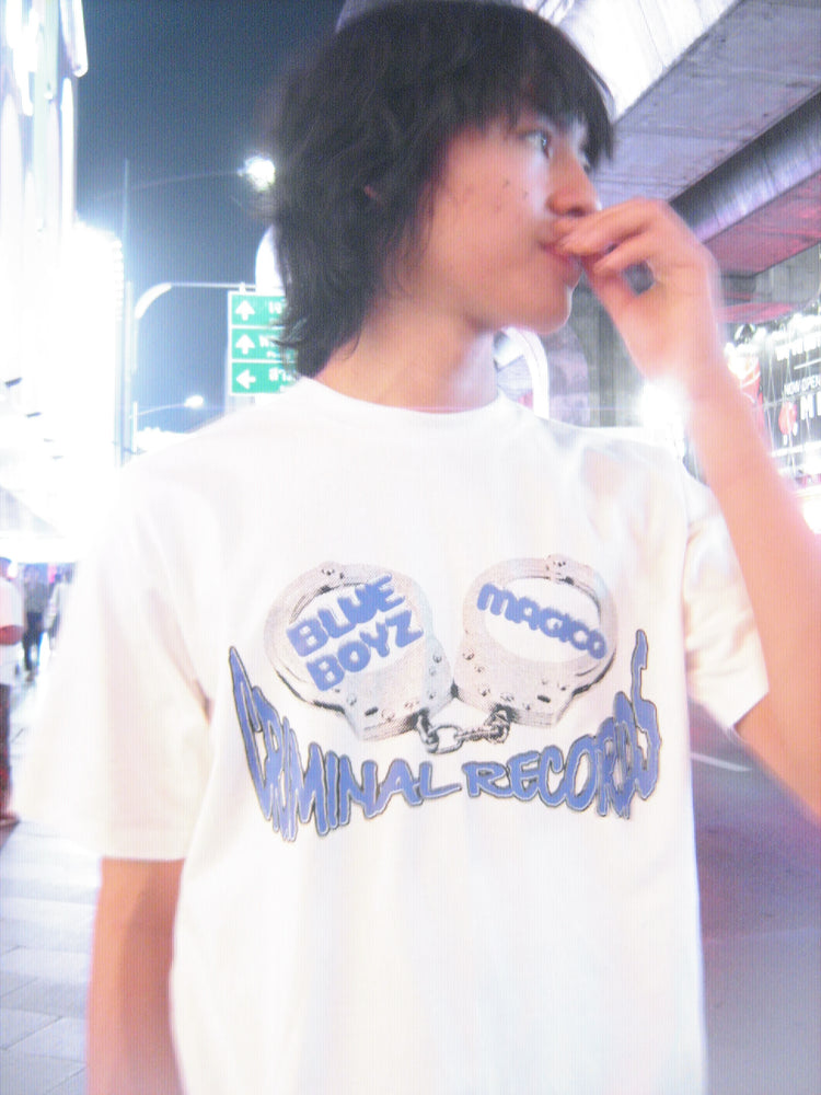 
                  
                    BLUE BOYZ X MAGICO - CRIMINAL RECORDS TEE
                  
                