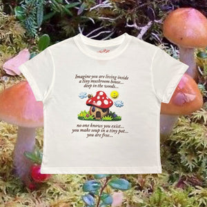 
                  
                    Mushroom House baby tee
                  
                