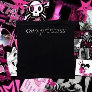 
                  
                    Emo Princess tube top, black
                  
                