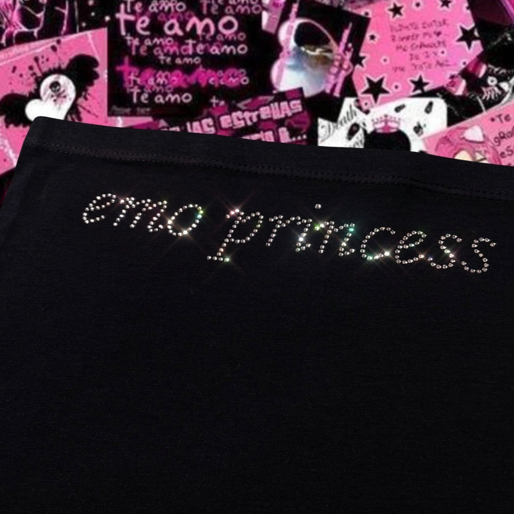 
                  
                    Emo Princess tube top, black
                  
                
