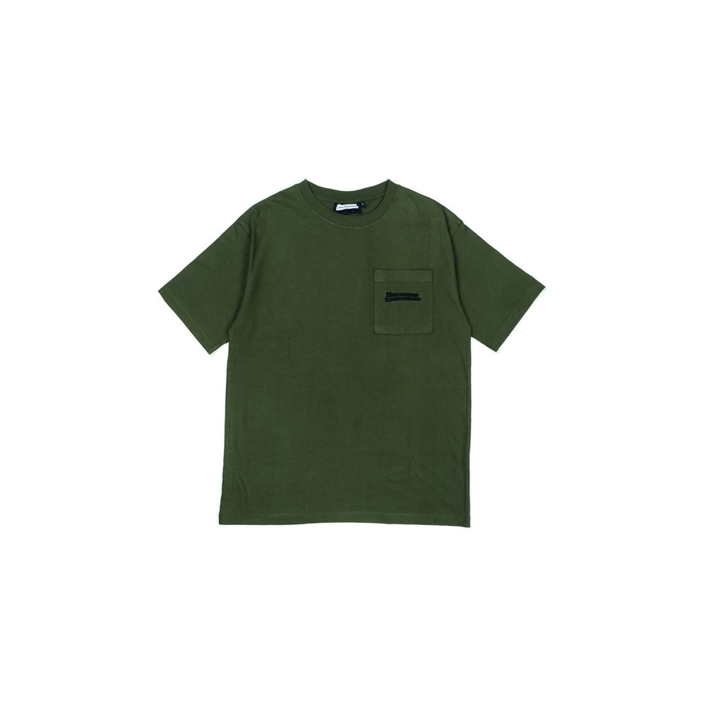 One Drink logo tee, olive green