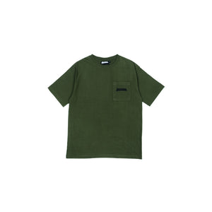 
                  
                    One Drink logo tee, olive green
                  
                