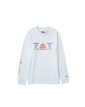 
                  
                    Onion x Palini - Long Sleeve Logo T-Shirt - White
                  
                