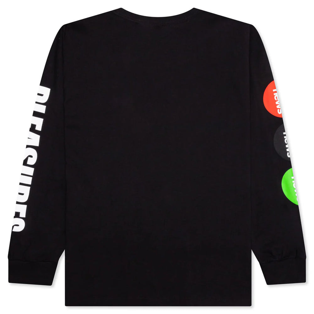 ART NEWS L/S TEE - BLACK