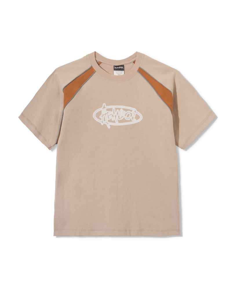 Abandon Radio x Paradise Youth Club - Streamline S/S T-Shirt (Sand)