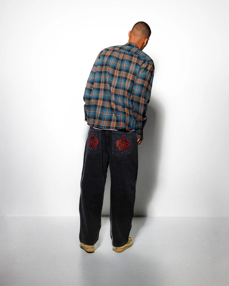 
                  
                    Spider Denim Jeans - Washed Black
                  
                