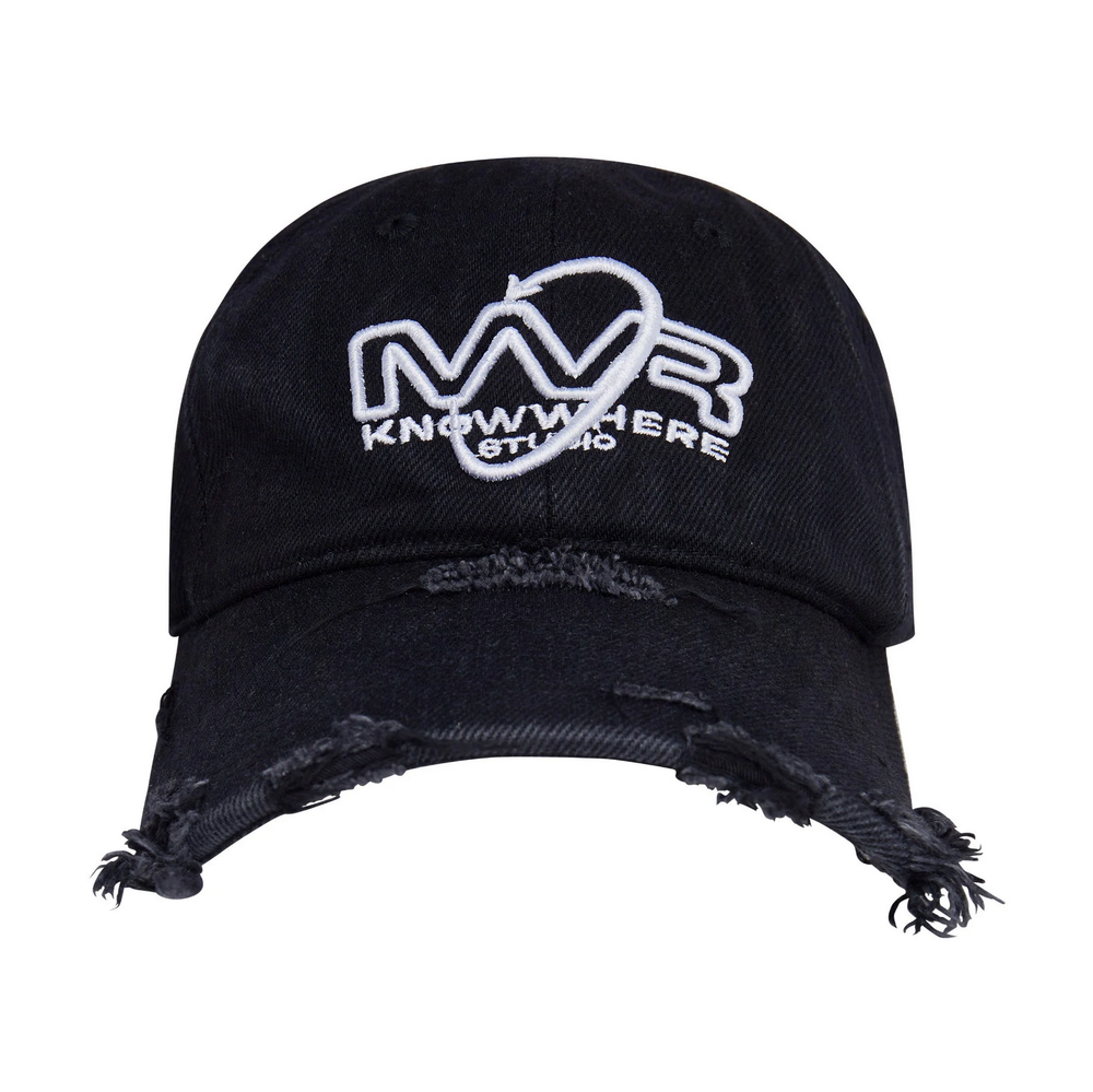 
                  
                    Maverik X Knowwhere distressed Vintage Hat (Black)
                  
                
