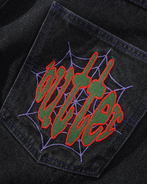 
                  
                    Spider Denim Jeans - Washed Black
                  
                