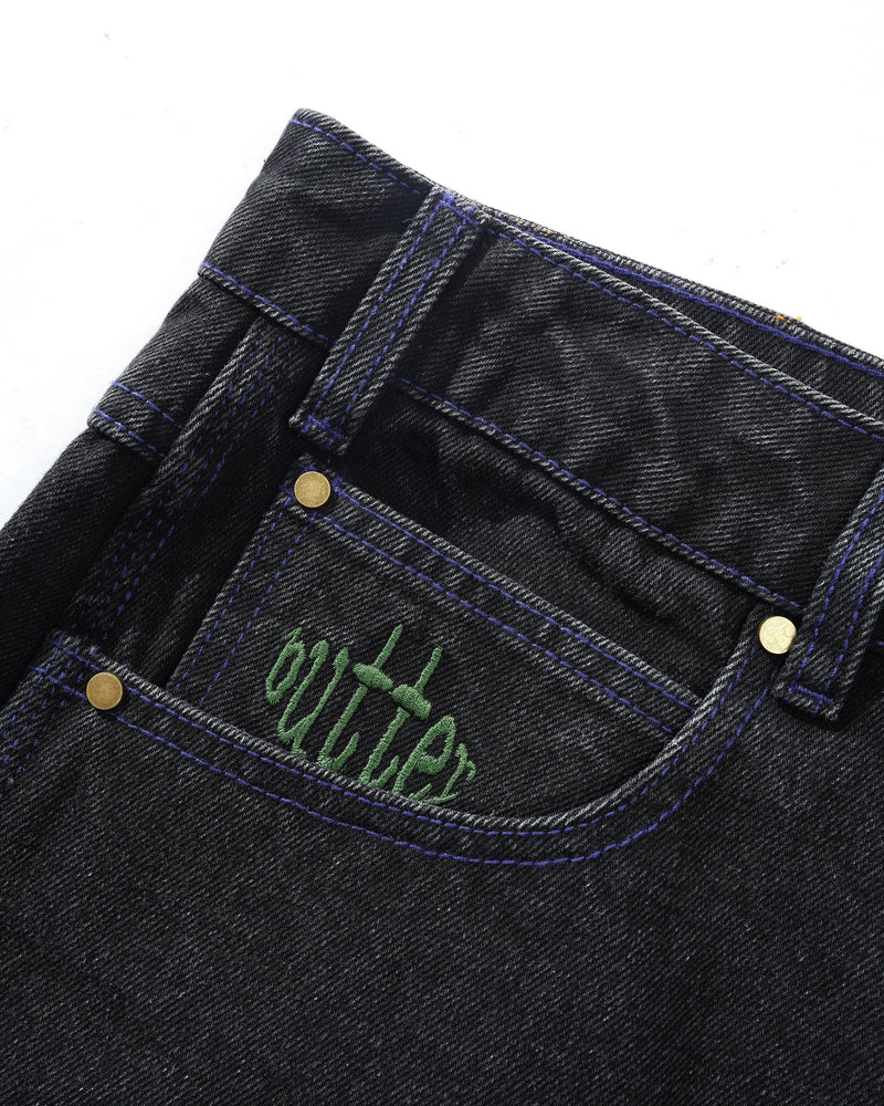 
                  
                    Spider Denim Jeans - Washed Black
                  
                