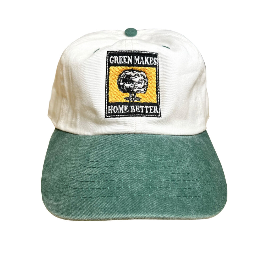 Green Makes Home Better Cap (Washed Green)