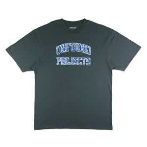 
                  
                    College throw up tee, dark grey
                  
                