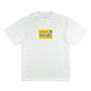 
                  
                    Marijuana Sold here tee, white
                  
                