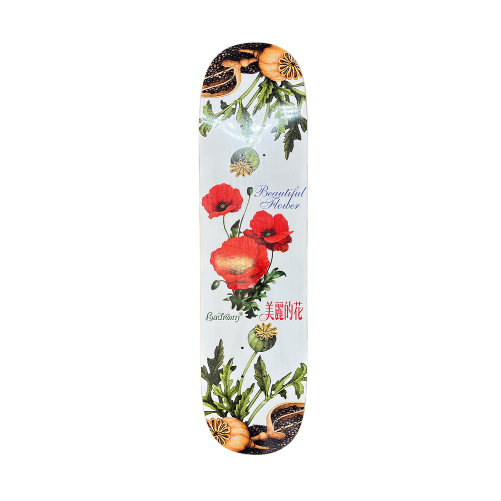 Beautiful flower skate deck