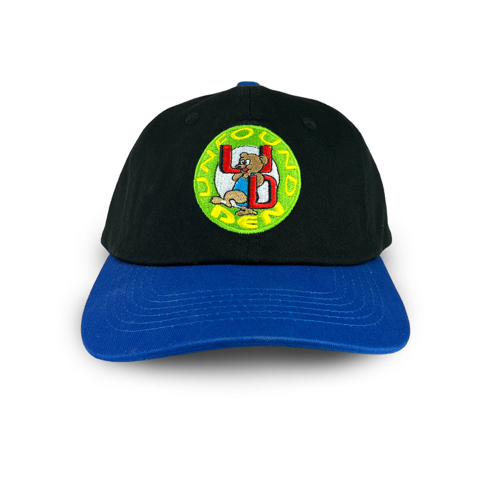 DEN SOUVENIR x UNFOUND PROJECT bear cap (black/blue)
