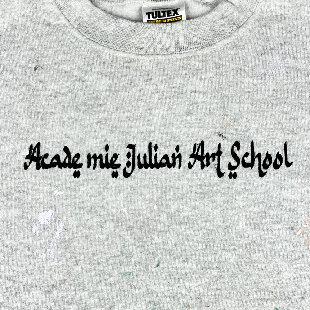 
                  
                    Holy Riot vintage 'Acade Mie Julian Art School' sweater, grey
                  
                