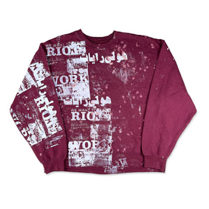 
                  
                    Holy Riot 'We want Riot' sweater, maroon
                  
                