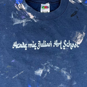 
                  
                    Holy Riot vintage 'Acade Mie Julian Art School' sweater, navy blue
                  
                