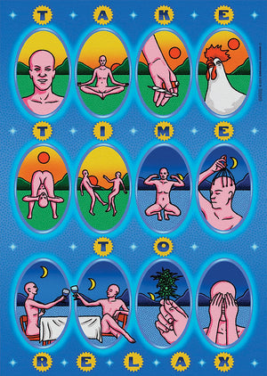 
                  
                    Digital print A2 - Take time to relax (Blue)
                  
                