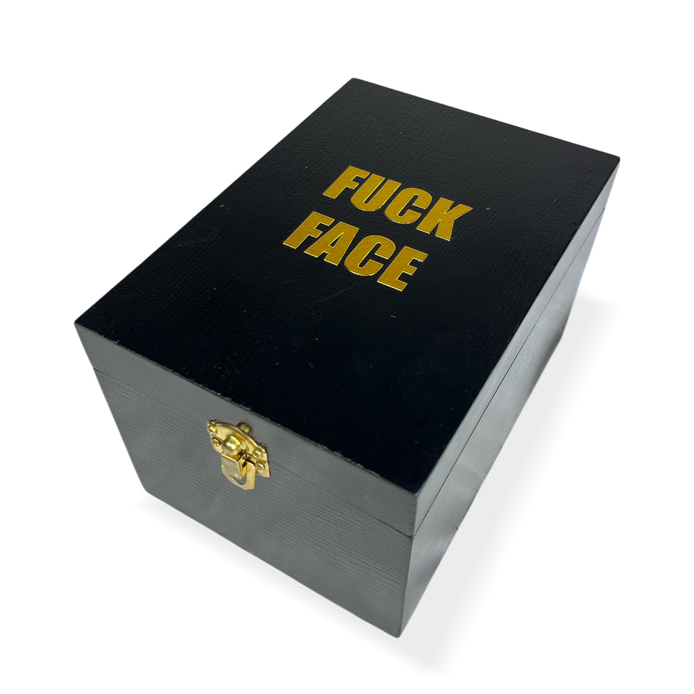 
                  
                    FUCK FACE brass-copper sculpture
                  
                