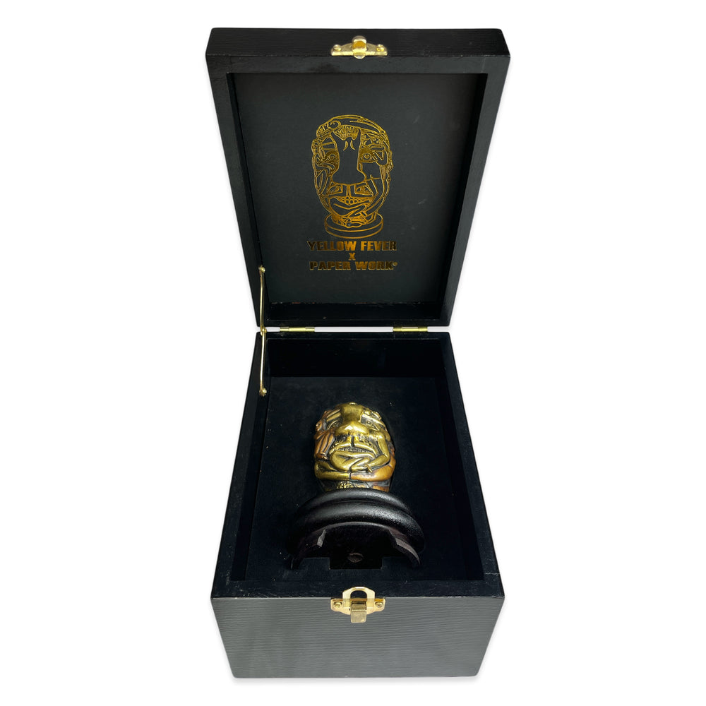 
                  
                    FUCK FACE brass-copper sculpture
                  
                