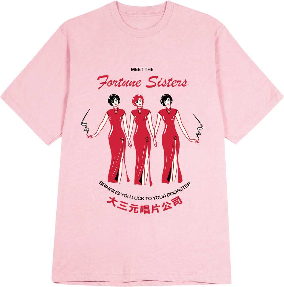 Fortune Sisters Tee (pink)