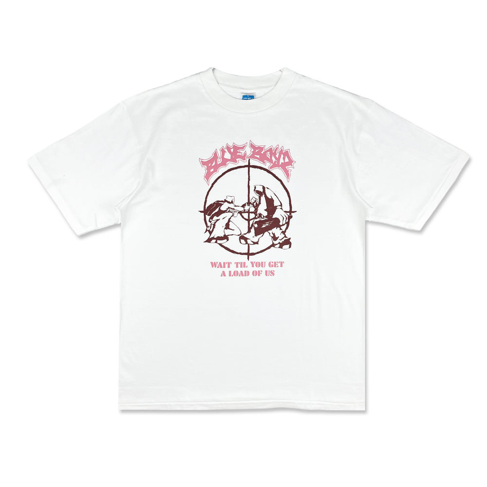 Get a load of us tee, white