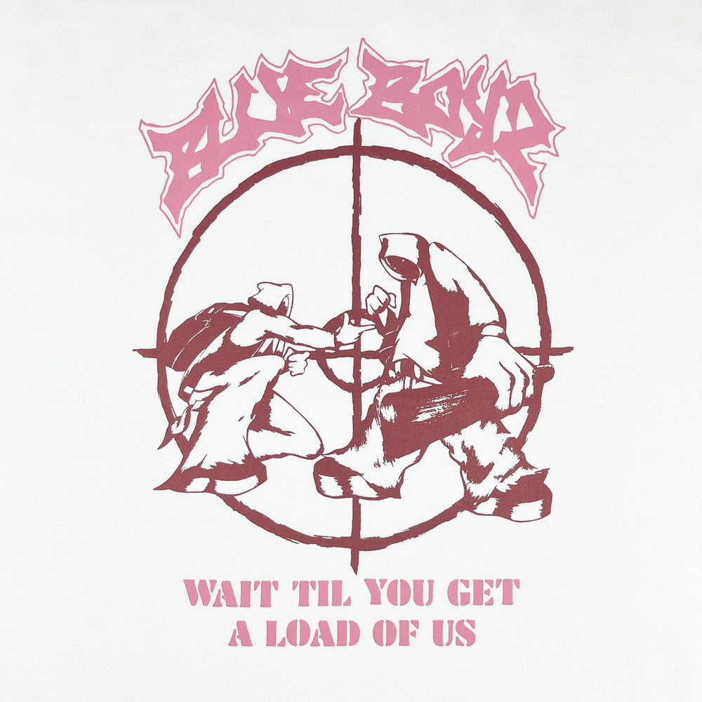 
                  
                    Get a load of us tee, white
                  
                