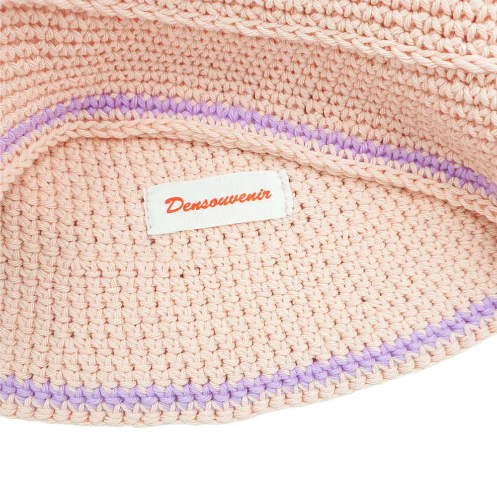 
                  
                    Summer Crochet Bucket Hat, Light Pink
                  
                