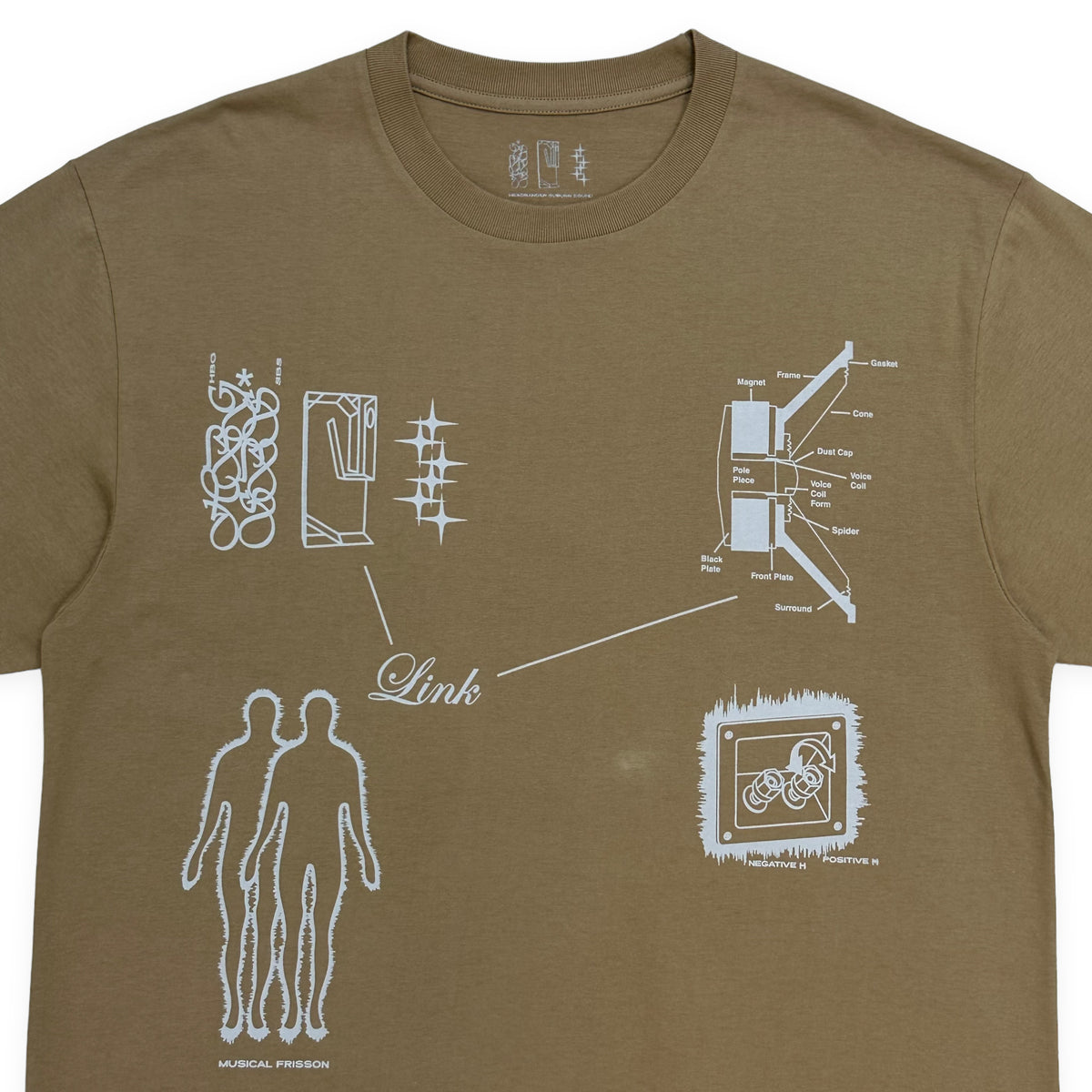 SBS x Headbanger TH Musical Frisson Tee, Brown – UNFOUND PROJECTS