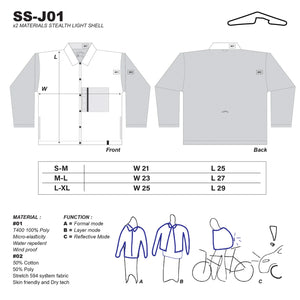 
                  
                    SS-J01 Light Shell Jacket, Black
                  
                
