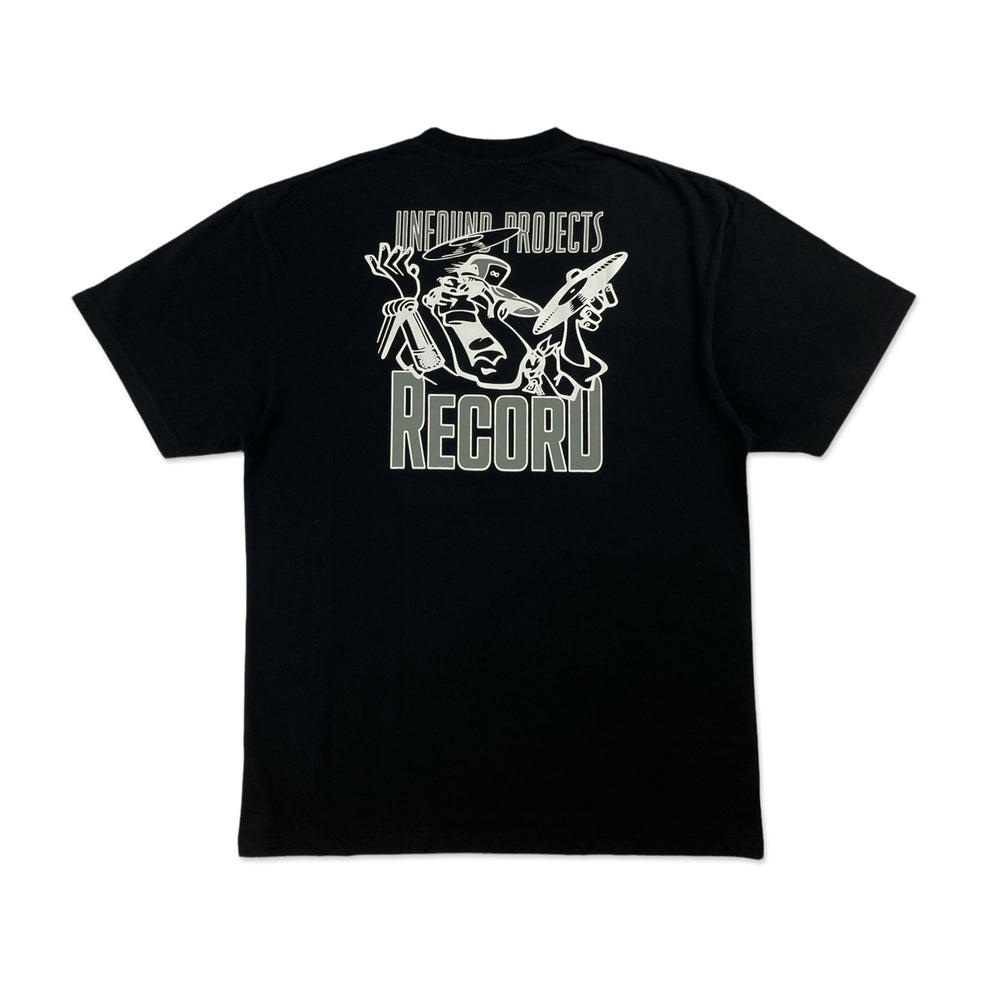 Unfound Record Tee, Black